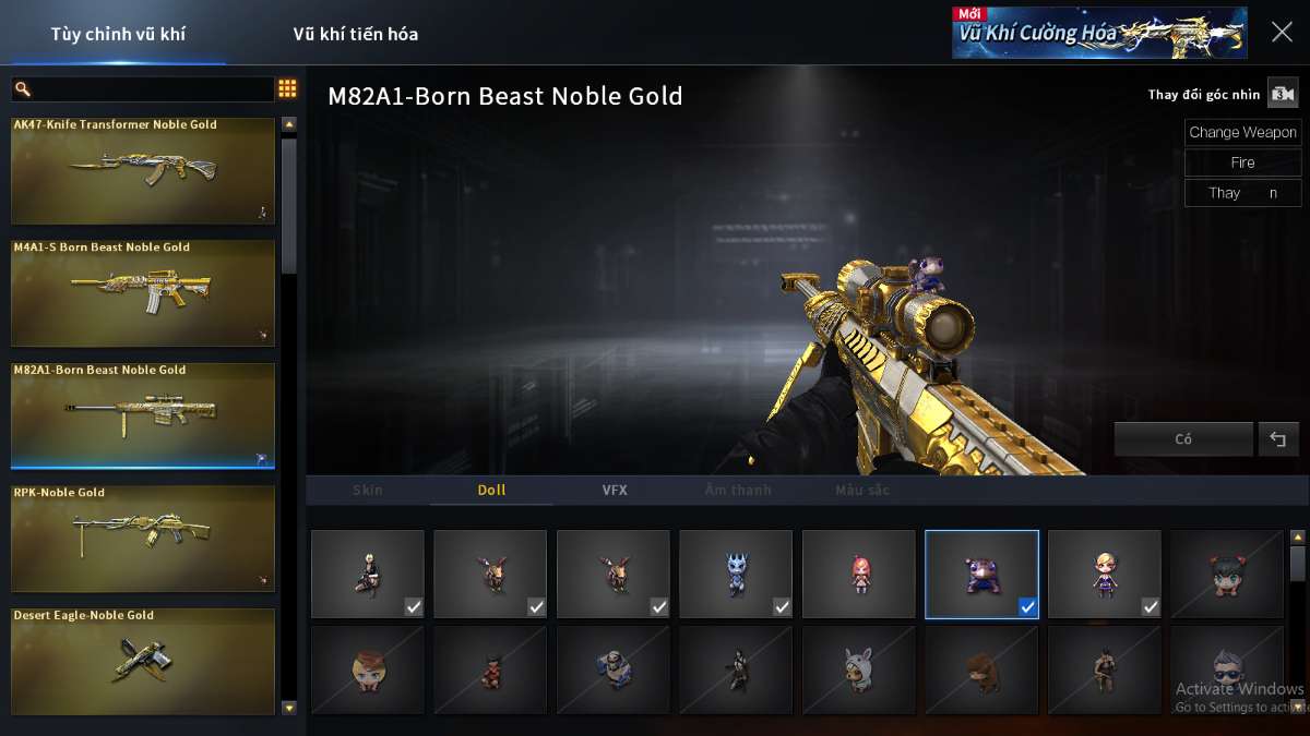 shop acc cf uy tin gia re